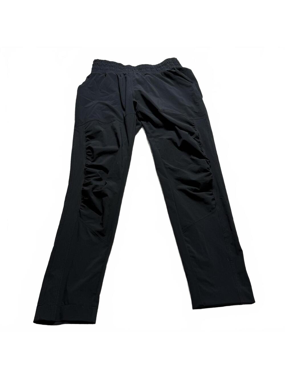 PrAna‎ Laura Yoga Black Pants Women’s Sz Medium Elastic Waist/Pockets GorpCore